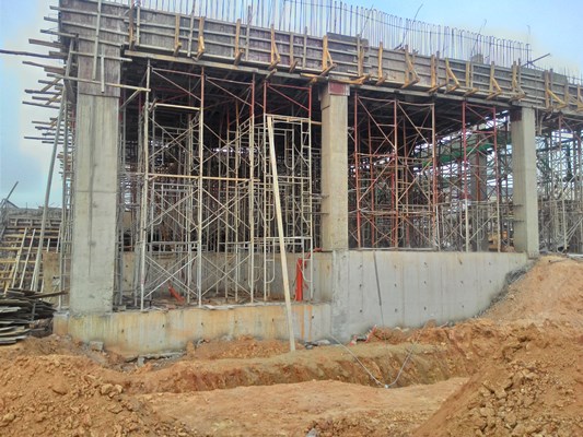 Installing medium voltage line for SINDOH Factory