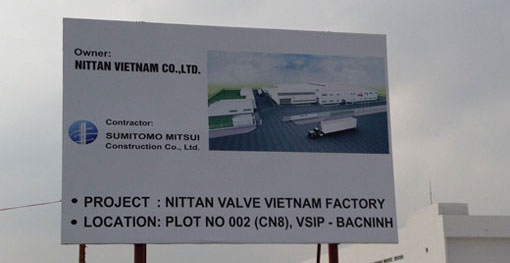 Nhà máy Nittan Valve KCN VSIP Bắc Ninh