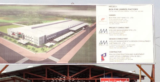 Nhà máy BOX PAK tại VSIP Bắc Ninh